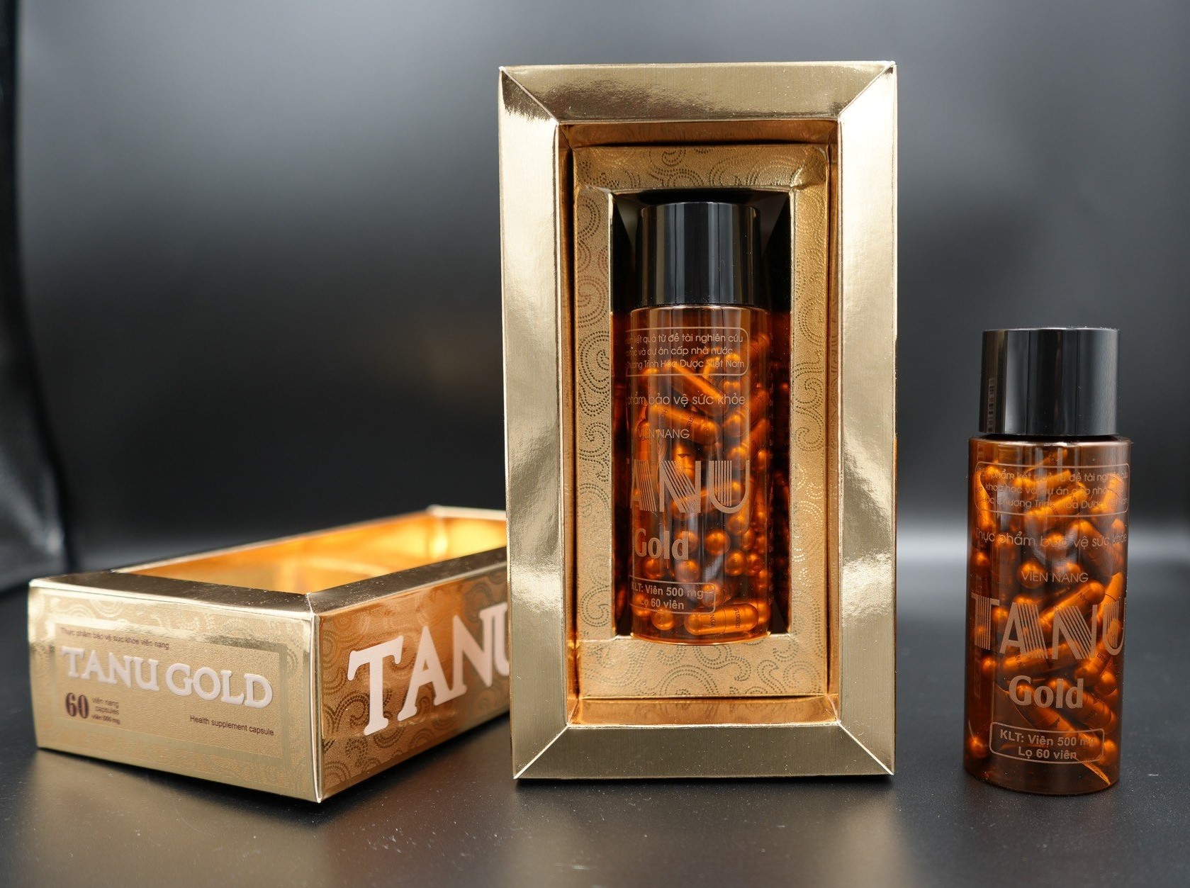 Viên nang TANU Gold Thải độc gan  tăng khả năng kháng viêm, loét dạ dày, đường ruột.